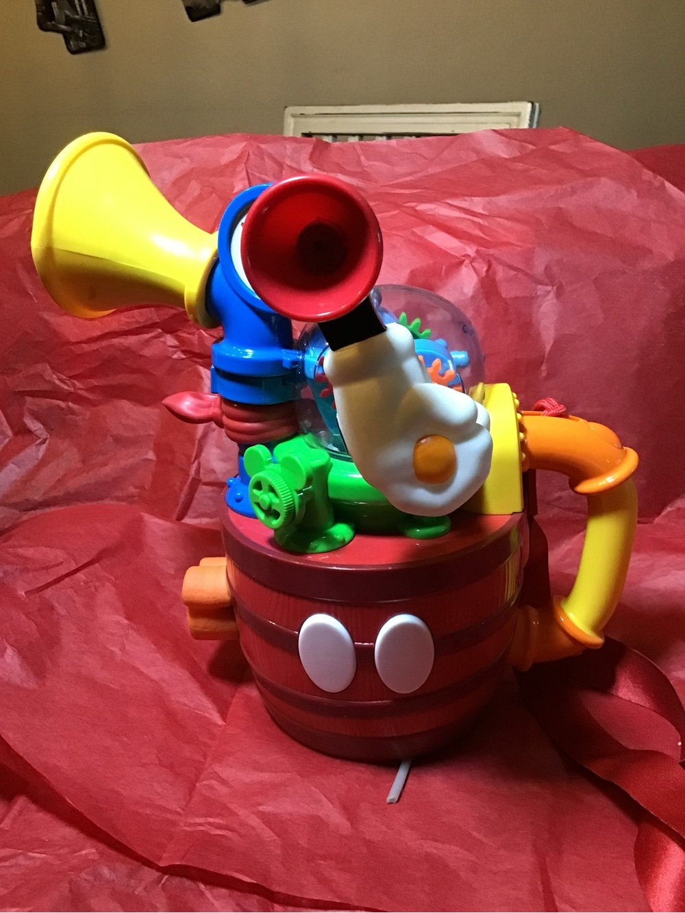 Disney parks 2024 mickey’s toon town bubble maker interactive lights-Preowned
